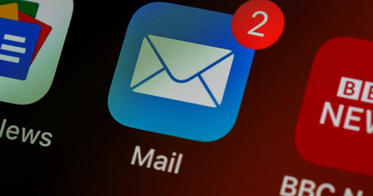 Smartphone avec application de messagerie